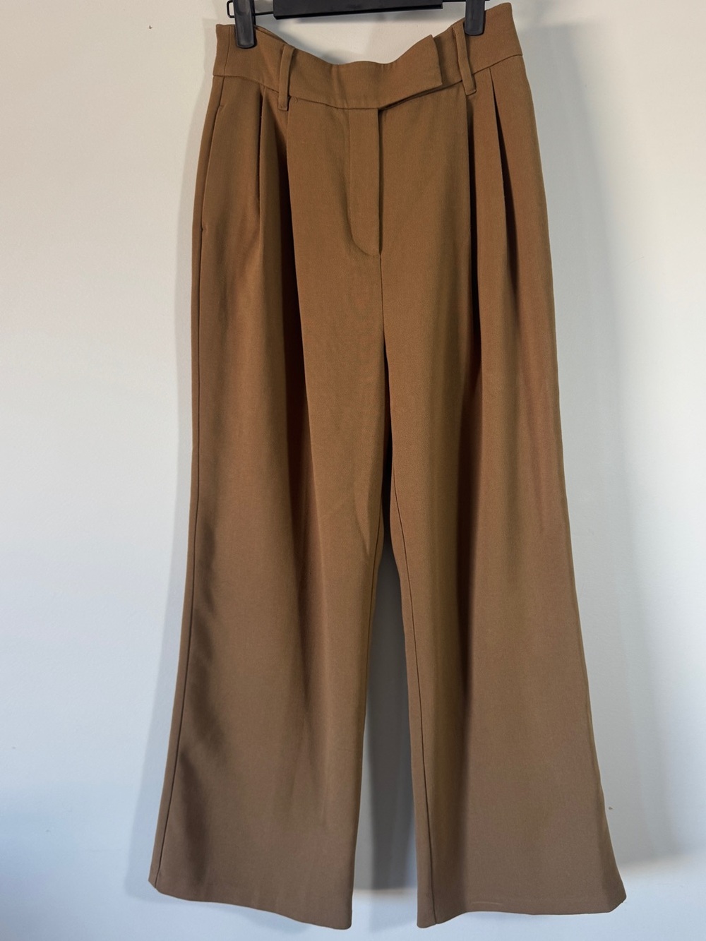 Oak + Fort Coffee Liqueur High-Rise Straight-Leg Trousers Pants office Size 6 - Picture 8 of 16